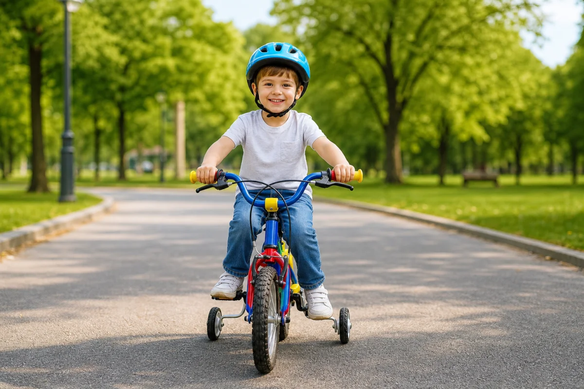 réglage stabilisateur vélo enfant
