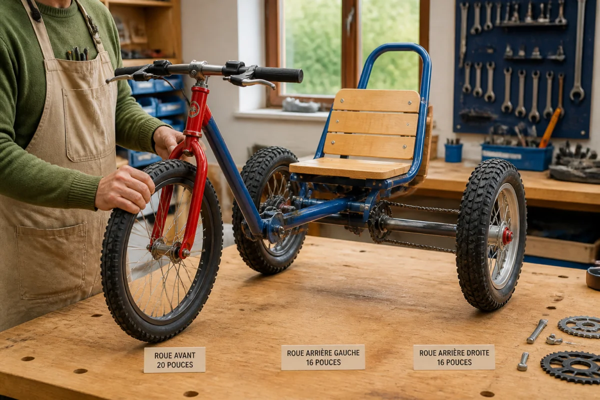 plan pour fabriquer un tricycle
