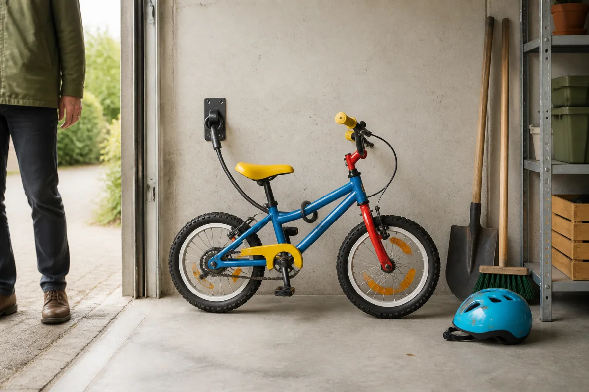 Comment sécuriser un vélo enfant à la maison