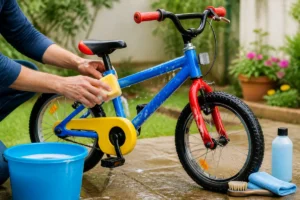 Comment nettoyer un vélo enfant sans l