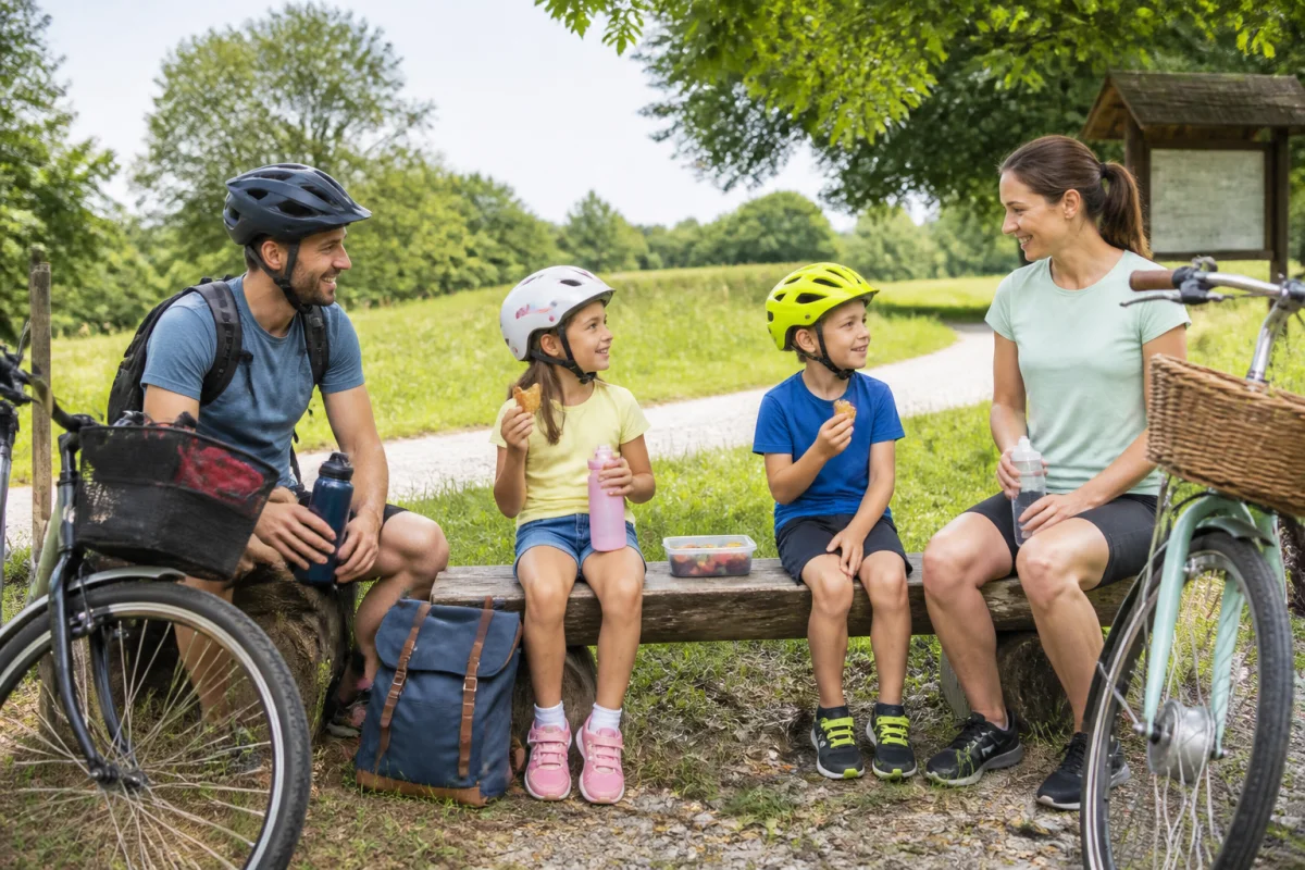 Organiser une sortie vélo en famille
