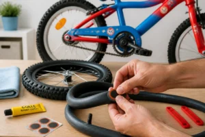 Réparer un vélo enfant crevé facilement à la maison