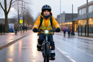 Équipement vélo enfant pour l’hiver